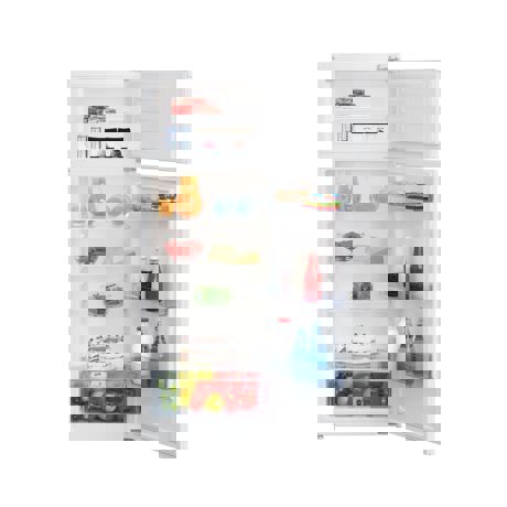 Frigider incorporabil cu doua usi Beko BDSA250K2S, 220 l, H 144.8 cm, Alb