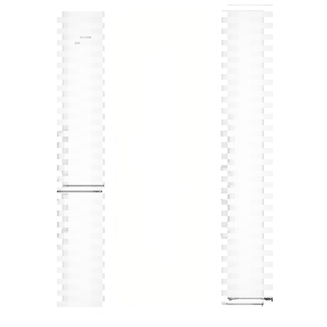 Combina frigorifica Liebherr CBN 4835, 343 L, No Frost, Display, Control electronic, Alarma usa, BioFresh, SuperCool, H 201 cm, Alb