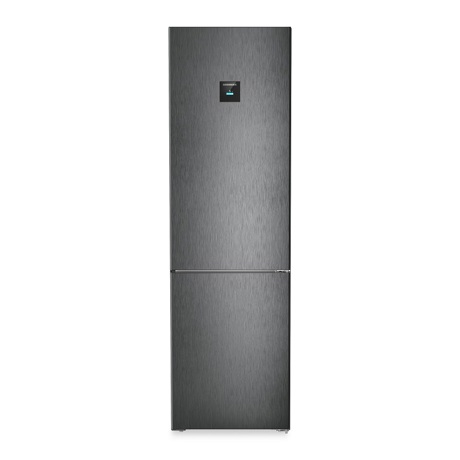 Combina frigorifica Liebherr CBNbsd 578i, 359 L, No Frost, Display TFT 2,4” color, Touch & Swipe, SuperCool/SuperFrost, BioFresh cu HydroBreeze, H 201.5 cm, BlackSteel