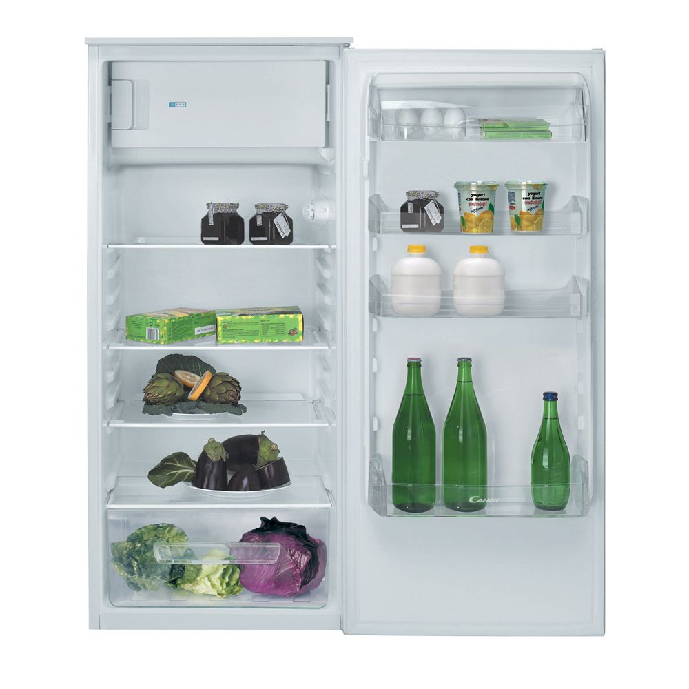 Frigider incorporabil Candy CIO 225E, 200 l, Congelator 18 l, H 122 cm, Alb 34900224