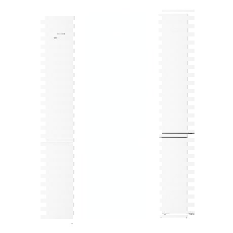 Combina frigorifica Liebherr CNd 5723, 371 L, No Frost, Display tactil LC monocrom, SuperCool/SuperFrost, EasyFresh, Raft sticle, H 201.5 cm, Alb