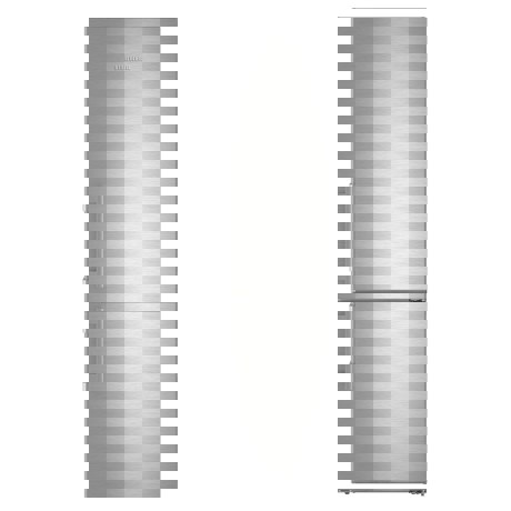 Combina frigorifica Liebherr CNef 5735, 402 L, No Frost, Display, Control electronic, Alarma usa, Raft sticle, SuperCool, HolidayMode, H 201 cm, Inox, finisaj Antiamprentă