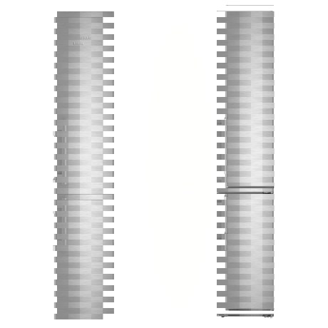 Combina frigorifica Liebherr CNef 5745, 397 L, No Frost, Display, Control electronic, Alarma usa, Raft sticle, SuperCool, HolidayMode, H 201 cm, Inox, finisaj Antiamprenta