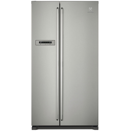 Frigider Side by Side Electrolux EAL6240AOU, 577 l, No Frost, Display, LED, Inox