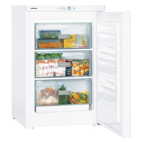 Congelator Liebherr G 1213, 98 L, SmartFrost, Control taste, Display, SuperFrost, 3 sertare, H 85.1 cm, Alb
