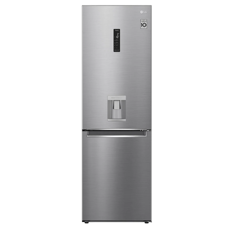 Combina frigorifica LG GBF71PZDMN, 336 L, Total No Frost, Display, Wi-Fi, Raft sticle, Dozator de apă, H 186 cm, Argintiu