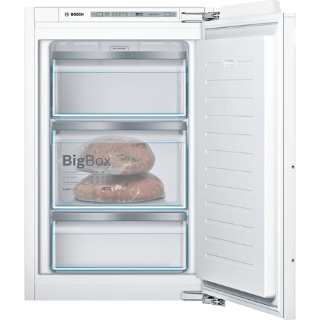 Congelator încorporabil Bosch GIV21AFE0, Low Frost, 97 L, 3 sertare, Alarmă sonoră, H 87 cm