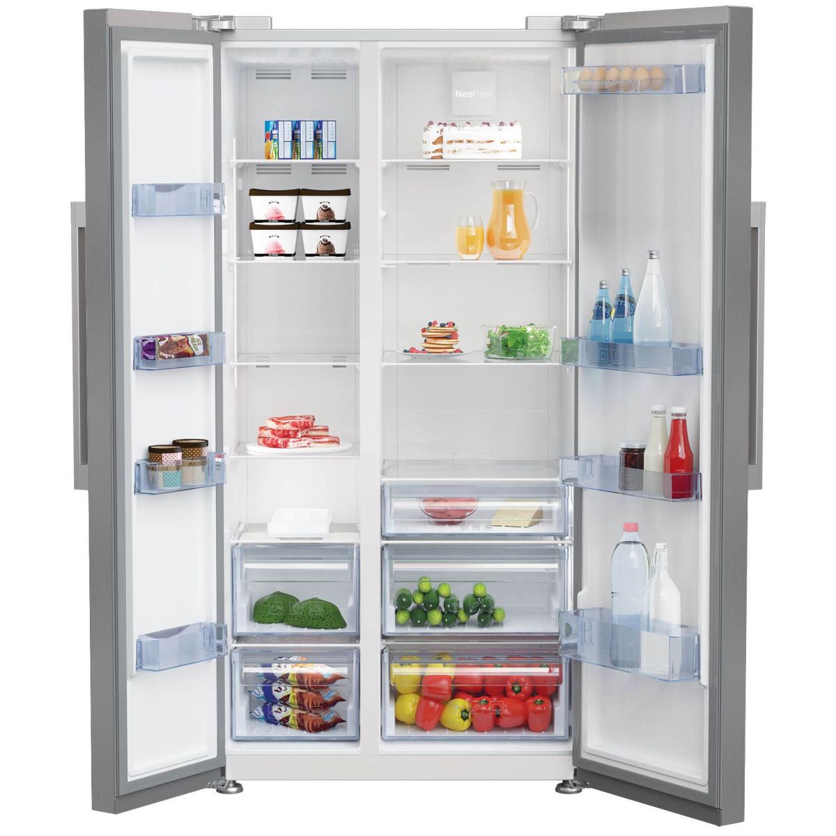 Side by side Beko GN1603130PT Pret avantajos Ideall.ro