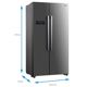Frigider side by side Beko GNO4331XPN clasa E