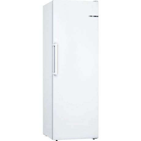 Congelator Bosch GSN33VWEP, NoFrost, 225 L, 7 compartimente, Rafturi VarioZone, FreshSense, H 176 cm, Alb