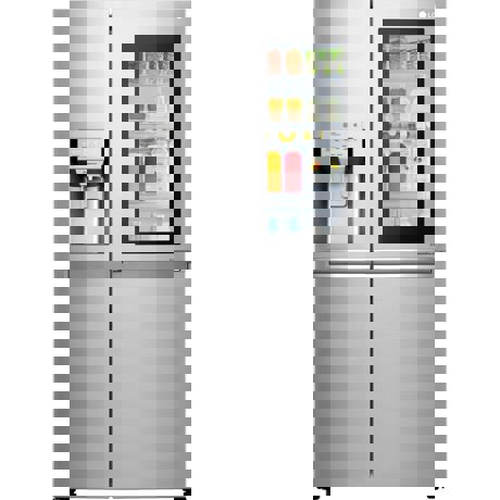 Frigider Side by Side LG GSX961NSAZ, No Frost, InstaView Door-in-Door™, 601 L, Dozator apa/gheata, H 179 cm, Inox