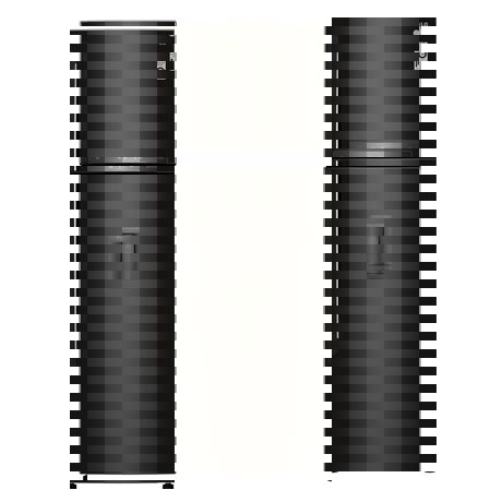 Frigider cu 2 usi LG GTF744BLPZD, No Frost, 509 L, Wi-fi, Display LED, Dozator de apă, Zonă Fresh 0, H 180 cm, Metal negru