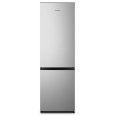 Combina frigorifica Heinner HC-N269SF+, Static, 269 L, Termostat ajustabil, Iluminare LED, Usi reversibile, H 180 cm, Argintiu
