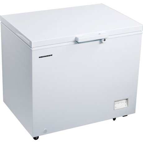Lada frigorifica Heinner HCF-251NHA+, 251 L, Control electronic, 1 cos, Iluminare LED, Maner cu incuietoare, Functie congelare rapida, Latime 95.4 cm, Alb