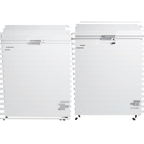 Lada frigorifica Heinner HCF-380NHA+, 380 l, H 85 cm, Control electronic, Alb