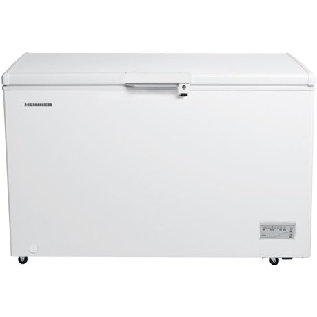 Lada frigorifica Heinner HCF-380NHA+, 380 l, H 85 cm, Control electronic, Alb