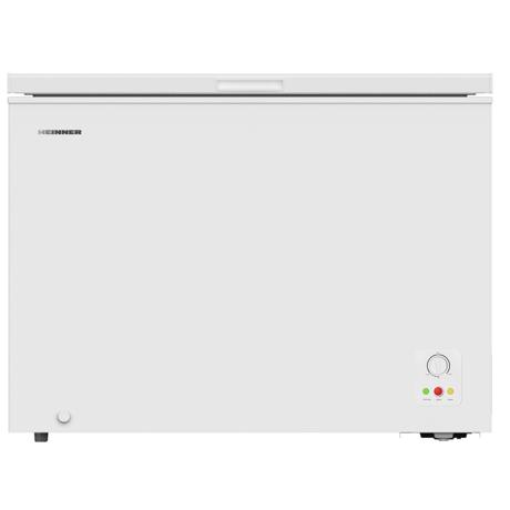 Lada frigorifica Heinner HCF-H297F+, 297 L, Control mecanic, Maner integrat, Latime 111.4 cm, Alb
