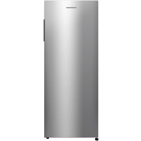 Congelator Heinner HFF-N165SF+, 153 L, Static, 5 sertare, Control mecanic, Usa reversibila, H 143.4 cm, Argintiu