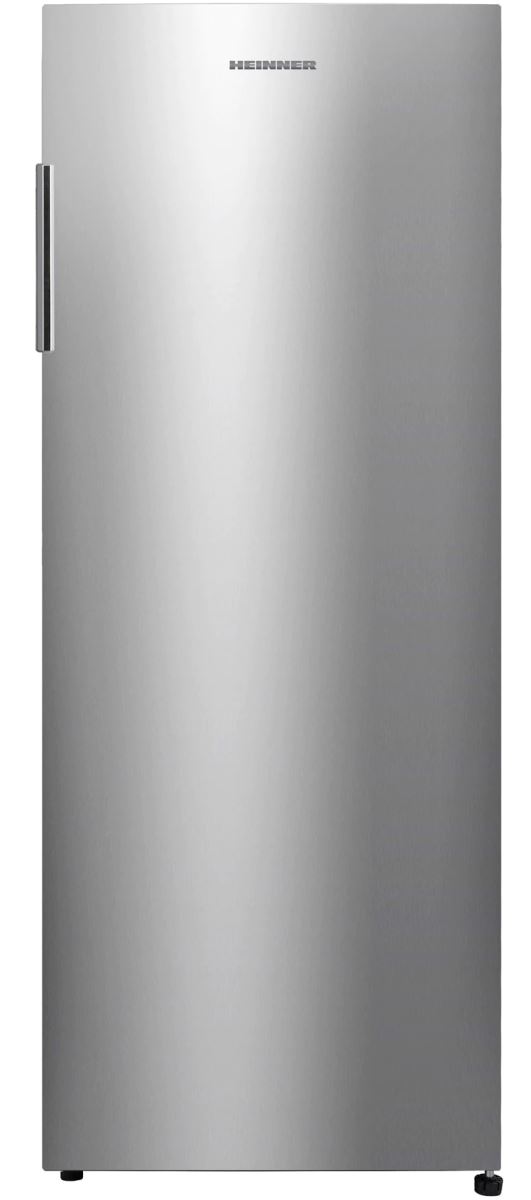 Congelator Heinner HFF-N165SF+, 153 L, Static, 5 sertare, Control mecanic, Usa reversibila, H 143.4 cm, Argintiu