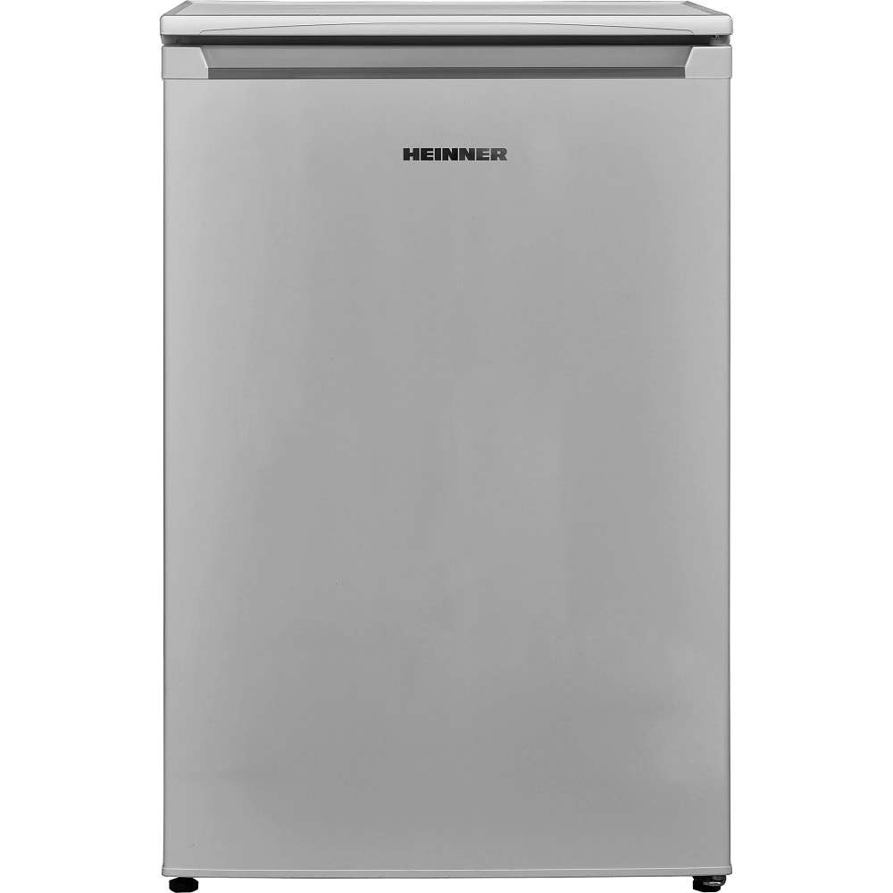 Congelator Heinner HFF-V102SF+, 102 L, Static, Control mecanic, 3 sertare, Usa reversibila, H 83.8 cm, Argintiu