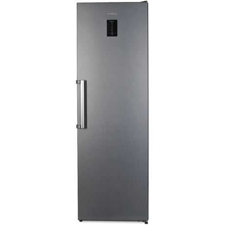 Congelator Heinner HFF-V280NFXF+, 280 L, Full No Frost, Control electronic, Display, 7 sertare, Congelare rapida, Tehnologie "Freezer shield", H 186 cm, Argintiu