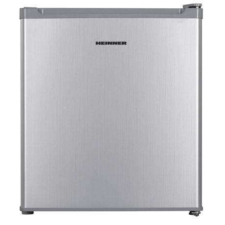 Frigider mini-bar Heinner HMB-41NHSF+, Static, 40 L, Control mecanic, Usa reversibila, H 51 cm, Argintiu