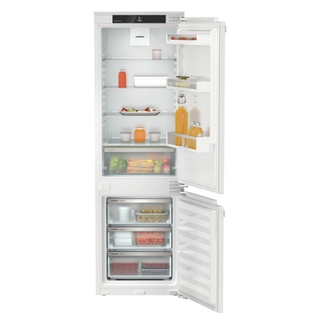 Combina frigorifica incorporabila Liebherr ICe 5103, 264 L, SmartFrost, Display, Control electronic, Sertar legume/fructe EasyFresh, H 178.8 cm, Alb
