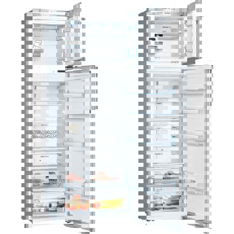 Frigider cu 2 uşi Bosch KDN46VI30, No Frost, 374 L, Sertare VitaFresh, Suport sticle, Alarmă ușă, Uşi reversibile, H 186 cm, Ușă inox anti amprente