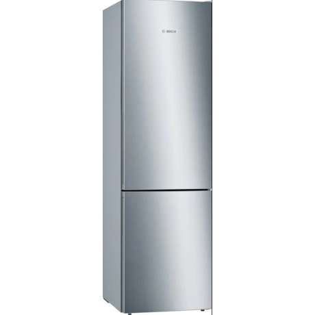 Combina frigorifica Bosch KGE36ALCA, 302 L, Super-racire, Low Frost, Afisaj LED, VitaFresh 0°C, Suport sticle, H 186 cm, InoxLook