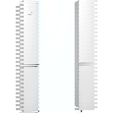 Combina frigorifica Bosch KGE36AWCA, Low Frost, 302 L, Super-racire, Afisaj LED, Suport sticle, H 186 cm, Alb	