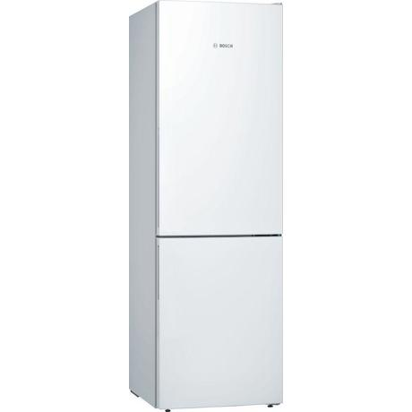 Combina frigorifica Bosch KGE36AWCA, Low Frost, 302 L, Super-racire, Afisaj LED, Suport sticle, H 186 cm, Alb	