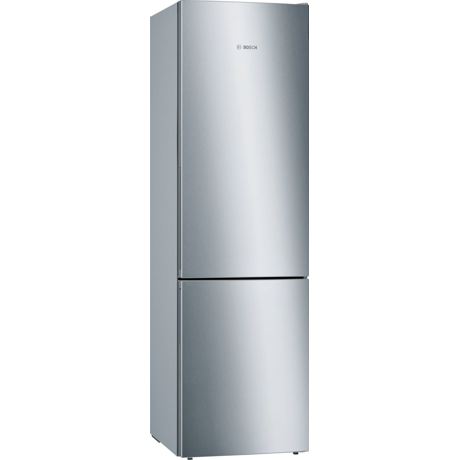 Combina frigorifica Bosch KGE39AICA, Low Frost, 337 L, Super-racire, Suport sticle, Sertar VitaFresh 0°C, H 201 cm, Inox color