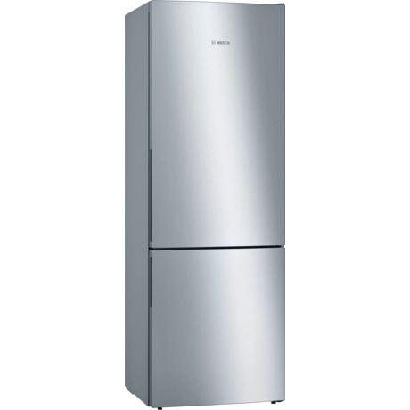 Combina frigorifica Bosch KGE49AICA, Low Frost, 413 L, Super-racire, Compartiment VitaFresh 0°C, Suport sticle, H 201 cm, Inox antiamprenta