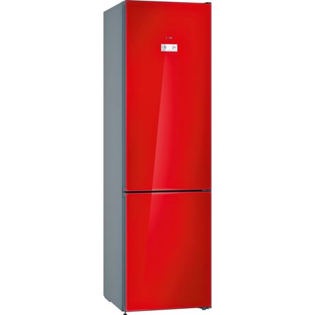 Combina frigorifica Bosch KGN39LR35, No Frost, 366 l, H 203 cm, Rosu