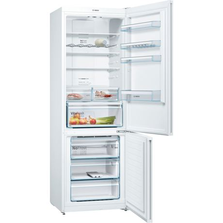 Combina frigorifica Bosch KGN49XW30, No Frost, 435 l, H 203 cm, Alb