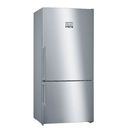 Combină frigorifică Bosch KGN86AIDP, NoFrost, 619 L, Super-răcire, TouchControl, Suport sticle, H 186 cm, Inox