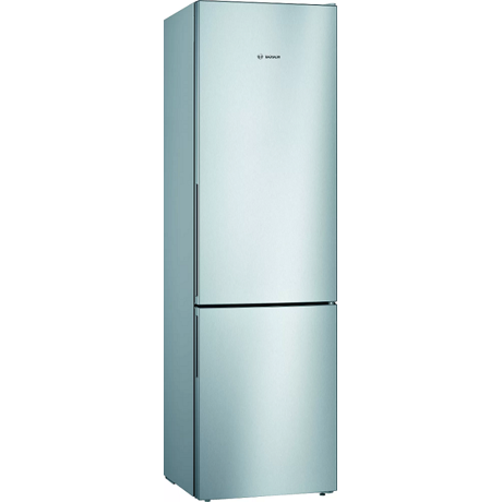 Combină frigorifică Bosch KGV39VLEAS, Low Frost, 342 L, Super-congelare, Sertar fructe/legume VitaFresh, Suport sticle, H 201 cm, Inox Look