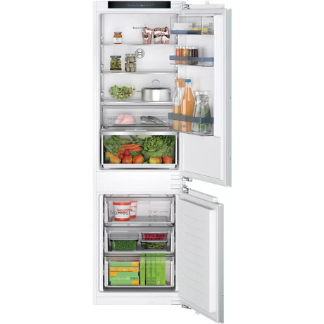 Combina frigorifica incorporabila Bosch KIN86VFE0, 260 L, No Frost, Sertar VitaFresh, Super-congelare, Alarma usa, H 177 cm