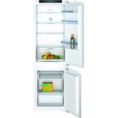 Combina frigorifica incorporabila Bosch KIV86VFE1, 267 L, Low Frost, Super-racire, Super-congelare, Alarma usa, H 177 cm
