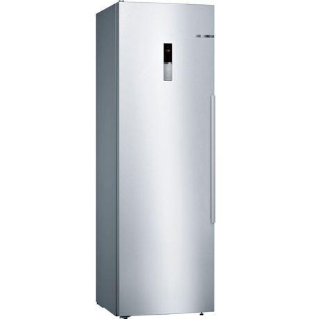 Frigider (răcitor) cu 1 ușă Bosch KSV36BIEP, Static, 346 L, Super-răcire, Sertar Multibox, Sertar VitaFresh plus, Suport sticle, H 186 cm, Inox antiamprentă