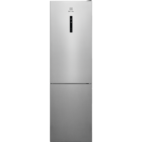 Combina frigorifica Electrolux LNT7ME34X2, No Frost, 360 L, H 201 cm, Display LCD, Racire rapida, Inghetare rapida, Inox antiamprenta