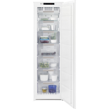 Congelator incorporabil Electrolux LUT6NF18S, No Frost, 204 L, H 178 cm, Usa reversibila slide, Control electronic, Inghetare rapida, Alb