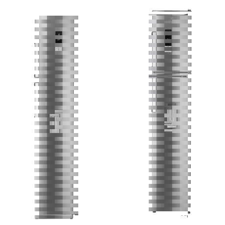 Frigider cu 2 usi Gorenje NRF7181TNX, FULL NO-FROST, Control electronic, 432 l, L 70 cm, H 183 cm, Inox