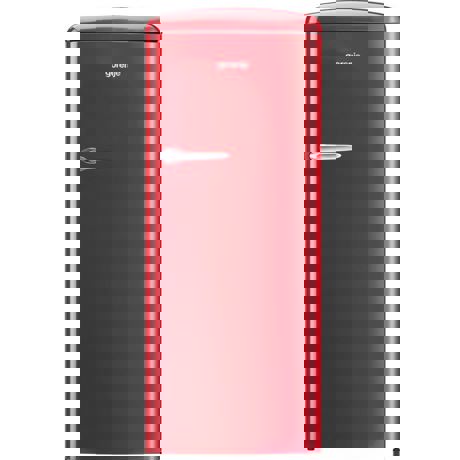 Frigider Gorenje Retro ORB152RD, 254 l, Control mecanic, ionAir, H 154 cm, Rosu