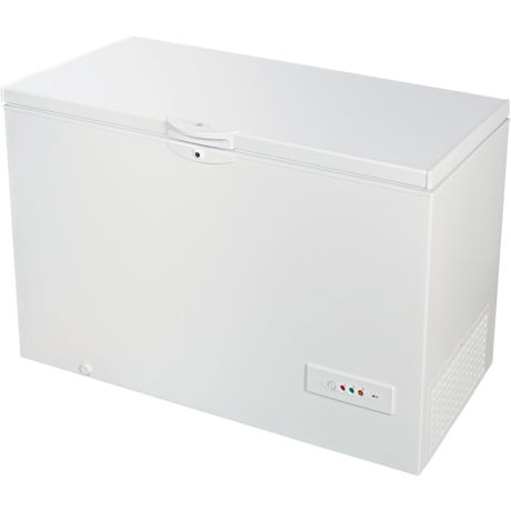 Lada frigorifica Indesit OS 1A 400 H, 390 L, Control mecanic, Incuietoare, L 140.5 cm, Alb