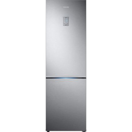 Combina frigorifica Samsung RB34K6032SS, No Frost, 344 l, Fresh zone, Display, Inverter, H 191.7 cm, Argintiu