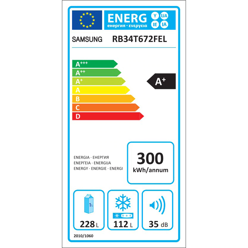 Combina frigorifica Samsung RB34T672FEL clasa F