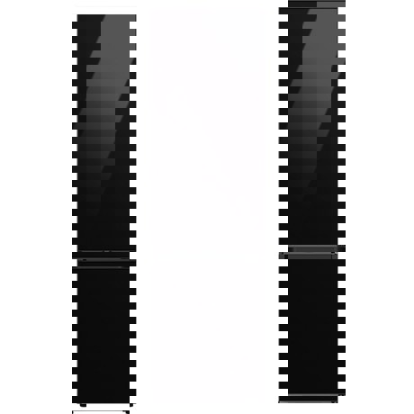 Combina frigorifica Samsung Bespoke RB38A7B5322, No Frost, 387 L, Optimal Fresh Zone, Racire rapida, Congelare rapida, Alarma usa, H 203 cm, Clean Black Glass