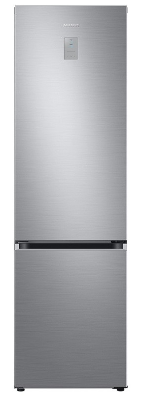 Combina frigorifica Samsung RB38T672CS9, 385 L, No Frost, Suport sticle, Functie racire rapida, Functie congelare rapida, Display extern, H 203 cm, Refined inox