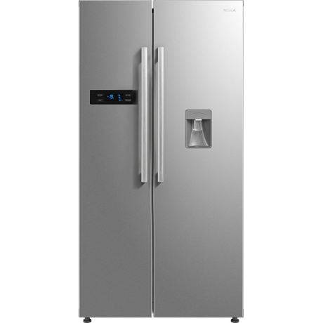 Frigider side-by-side Tesla RB5201FMX, No Frost, 519L, Control electronic, Display LED, Dozator apa, H177 cm, Inox